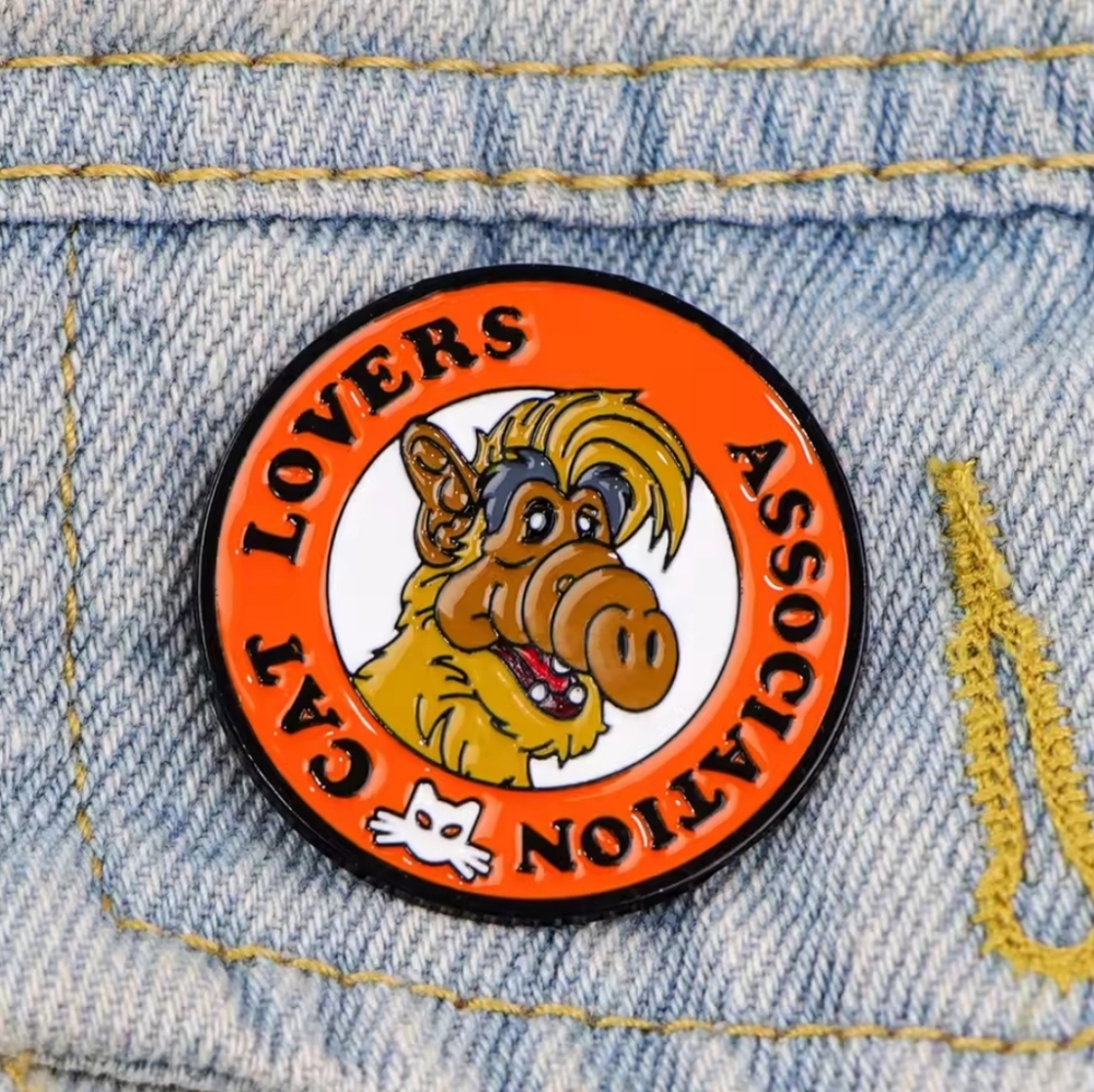 Brand New ALF 'Cat Lovers Association' Enamel Pin